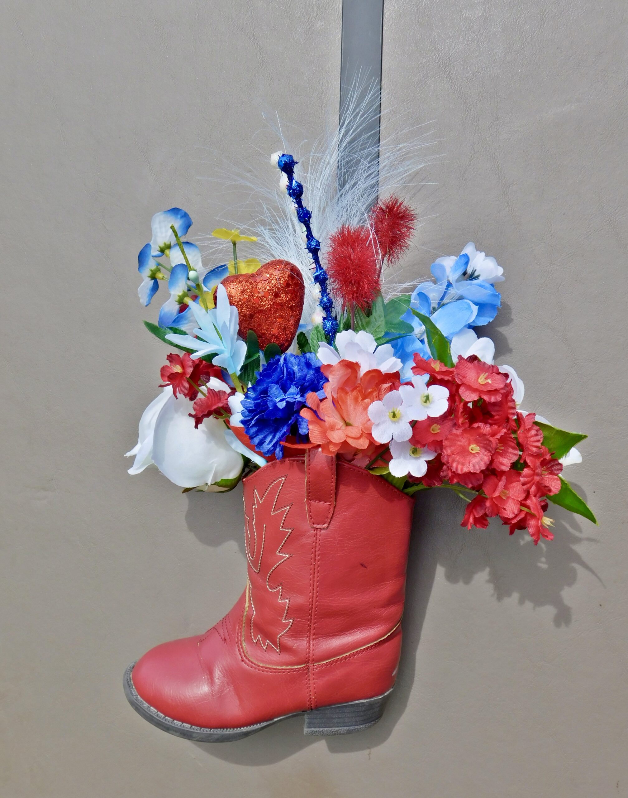 Floral Cowboy Boot Décor