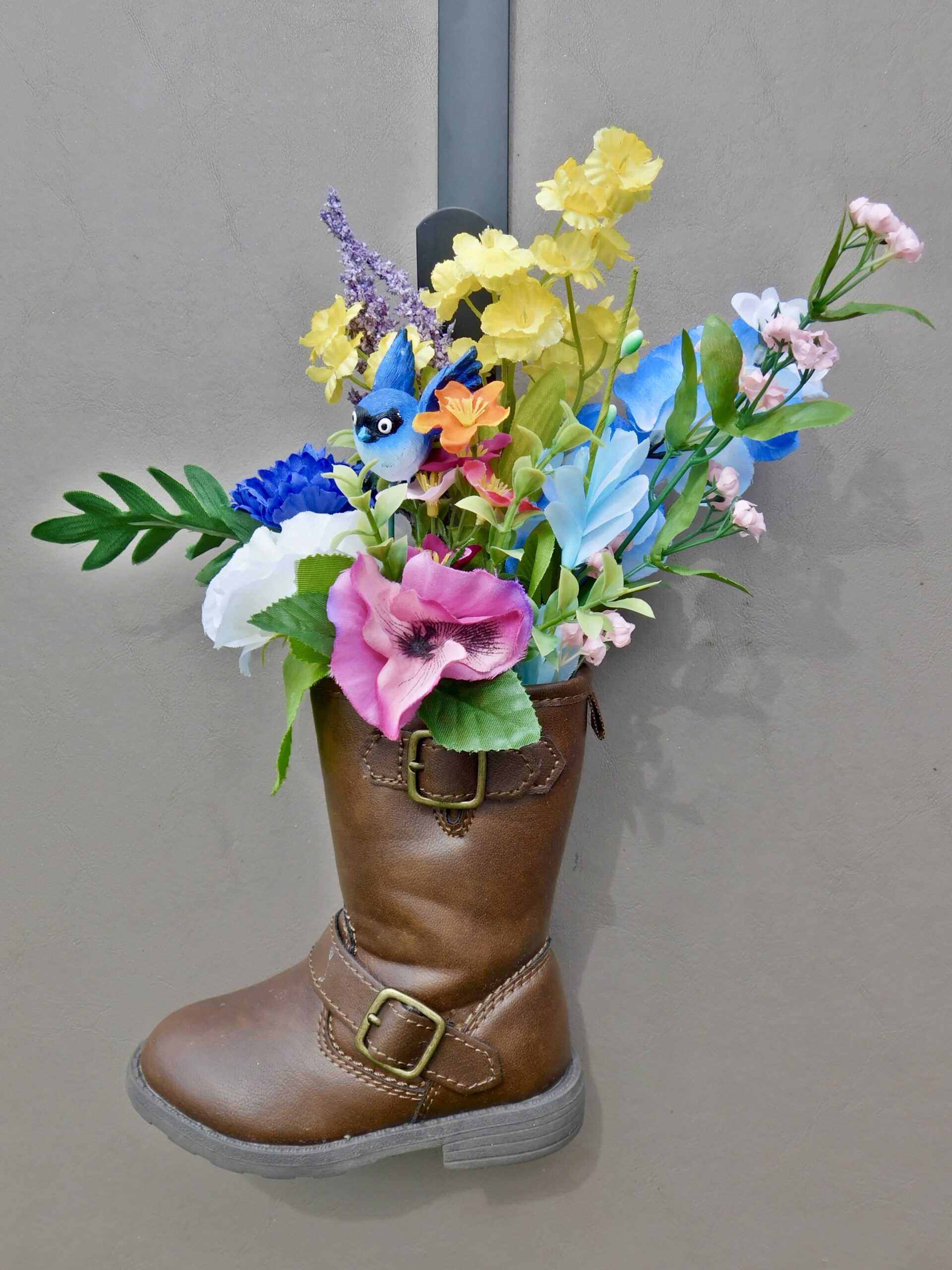 Floral Cowboy Boot Décor