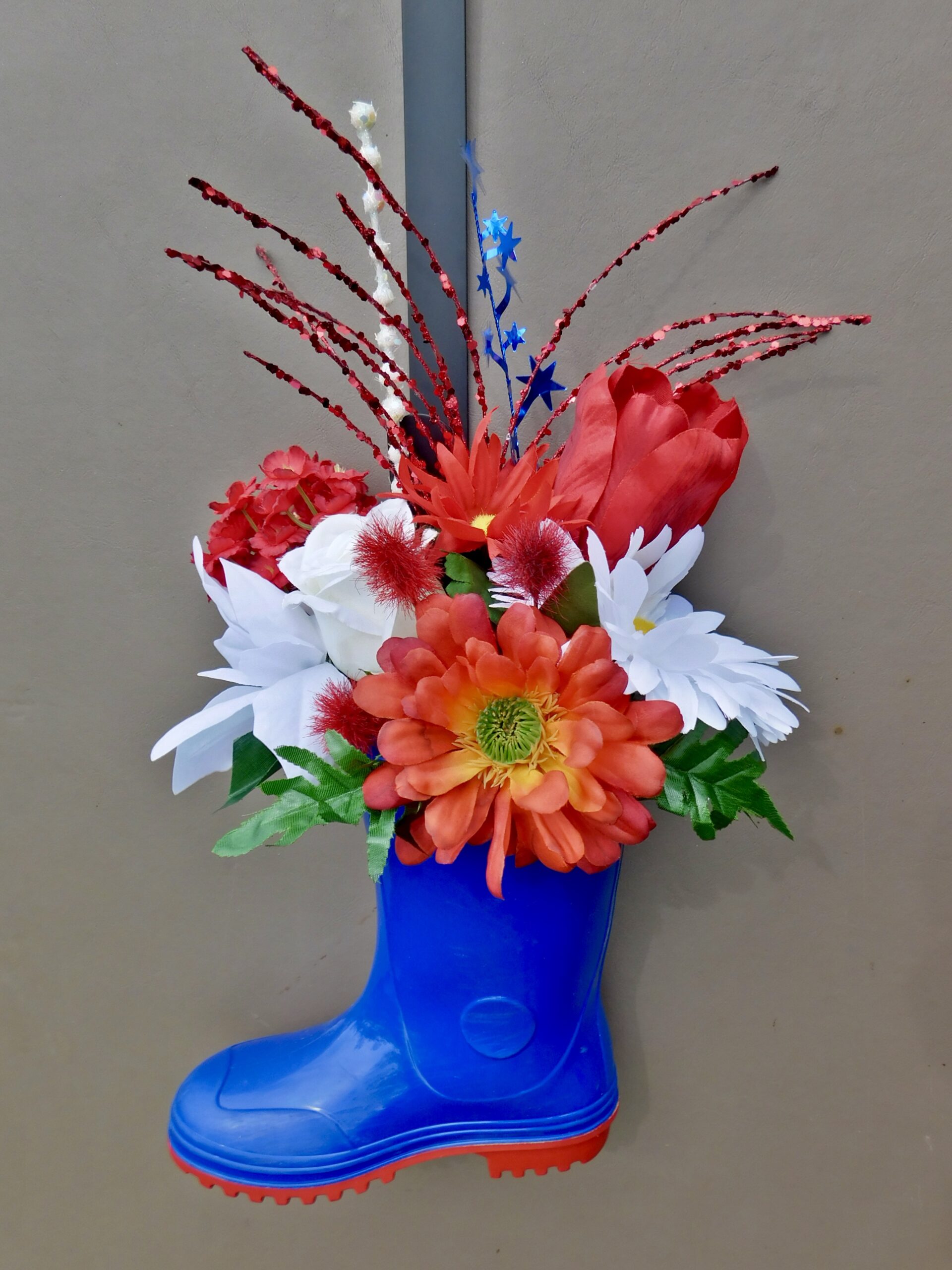 Floral Rainboot Door Décor 4