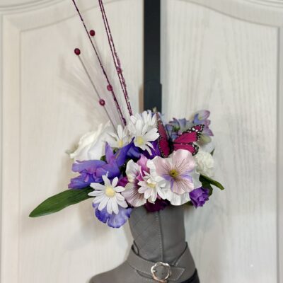 Floral Cowboy Boot Décor