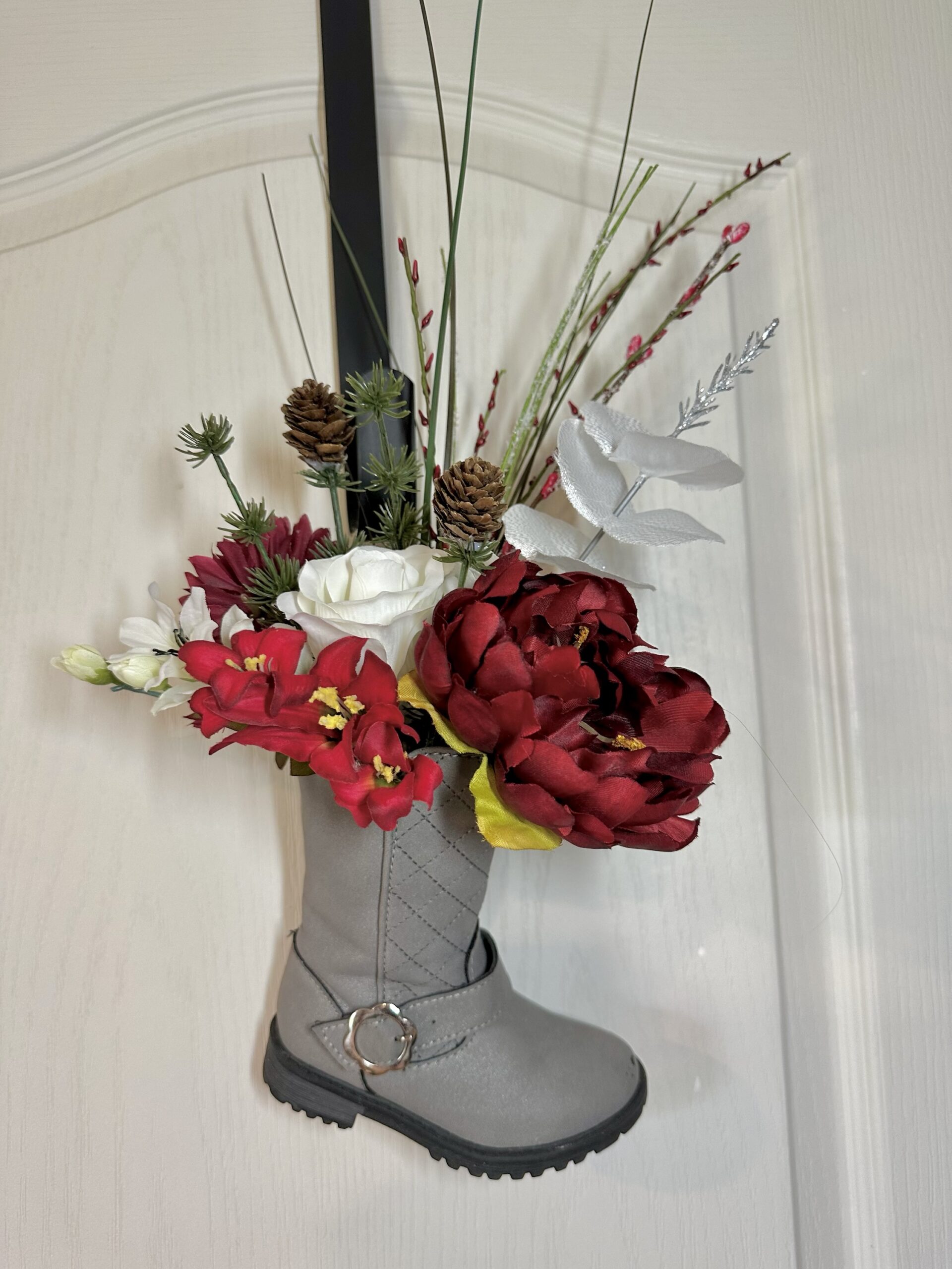 Floral Cowboy Boot Décor